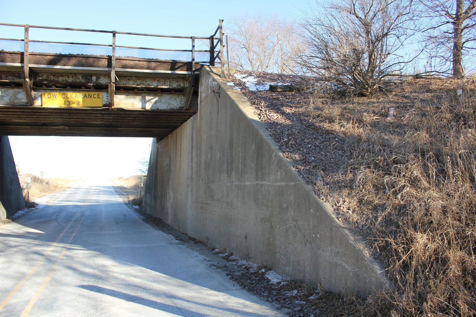 East abutment